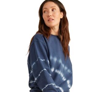 ROARK Shibori fleece tie dye pullover sweatshirt, Women's XL